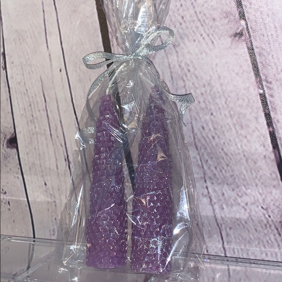 Indigo Moon Collective Other - 2 Beeswax Rolled Glitter Candles Prayer Ritual